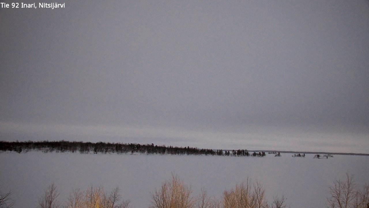 Kelikamerat Kuva Tie 92 Inari, Nitsijärvi, Inari, Lappi