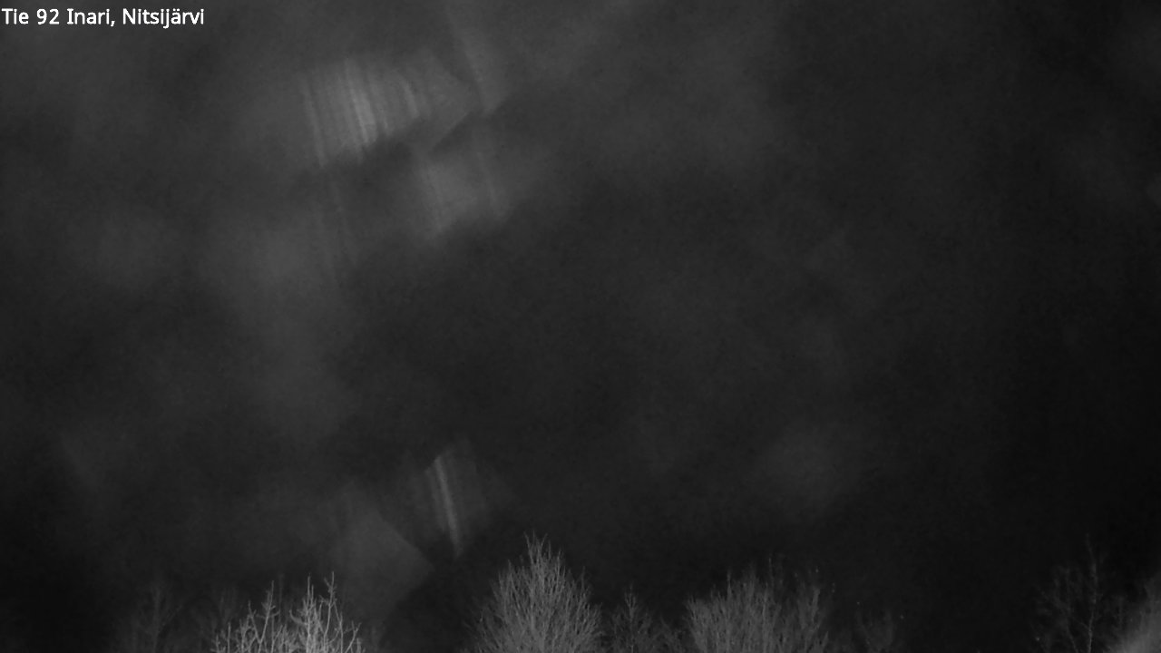 Weather Camera Image Road 92 Inari, Nitsijärvi, Inari, Lappi