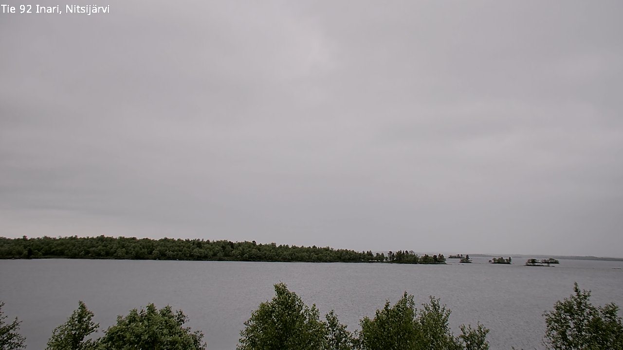 Weather Camera Image Väg 92 Enare, Nitsijärvi, Inari, Lappi