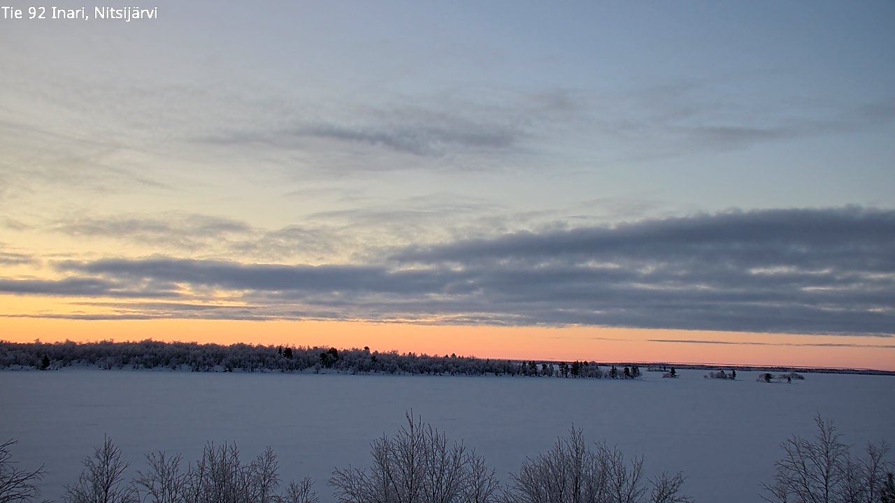Kelikamerat Kuva Tie 92 Inari, Nitsijärvi, Inari, Lappi