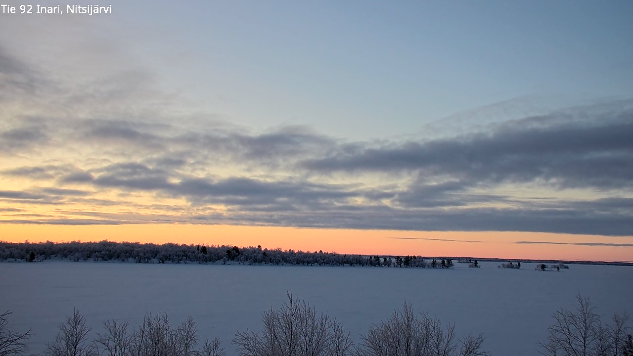Kelikamerat Kuva Tie 92 Inari, Nitsijärvi, Inari, Lappi