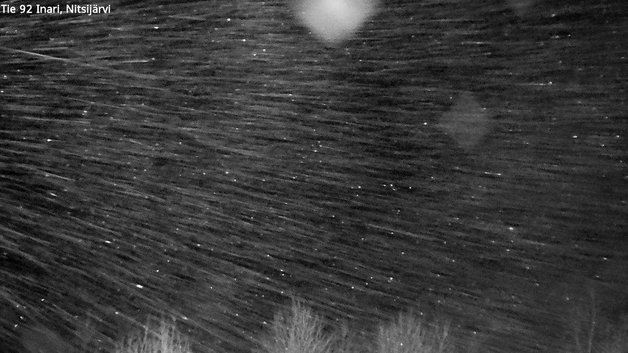 Kelikamerat Kuva Tie 92 Inari, Nitsijärvi, Inari, Lappi