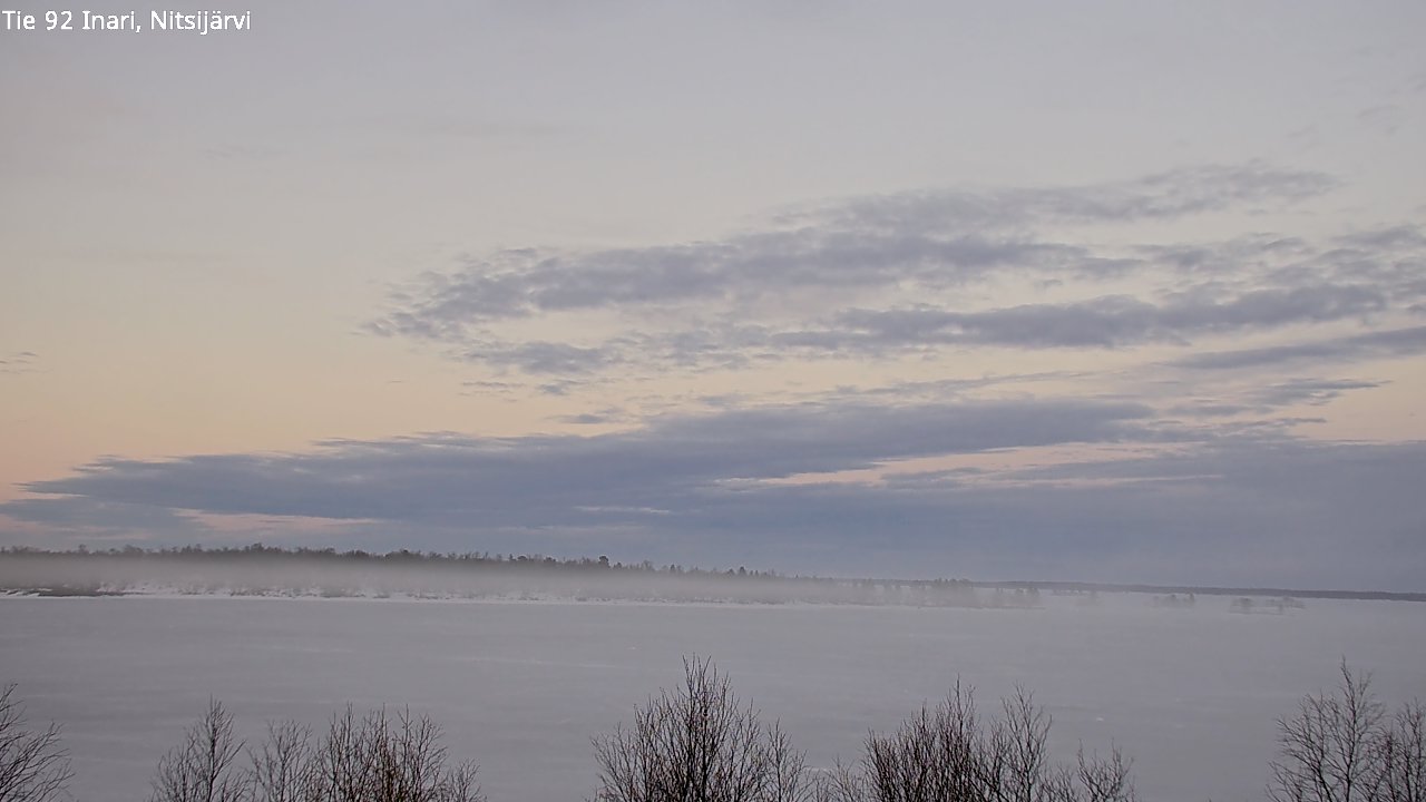 Weather Camera Image Väg 92 Enare, Nitsijärvi, Inari, Lappi