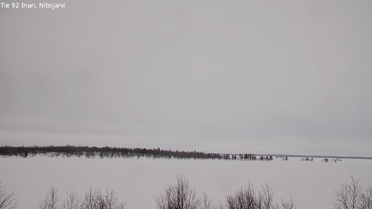 Kelikamerat Kuva Tie 92 Inari, Nitsijärvi, Inari, Lappi