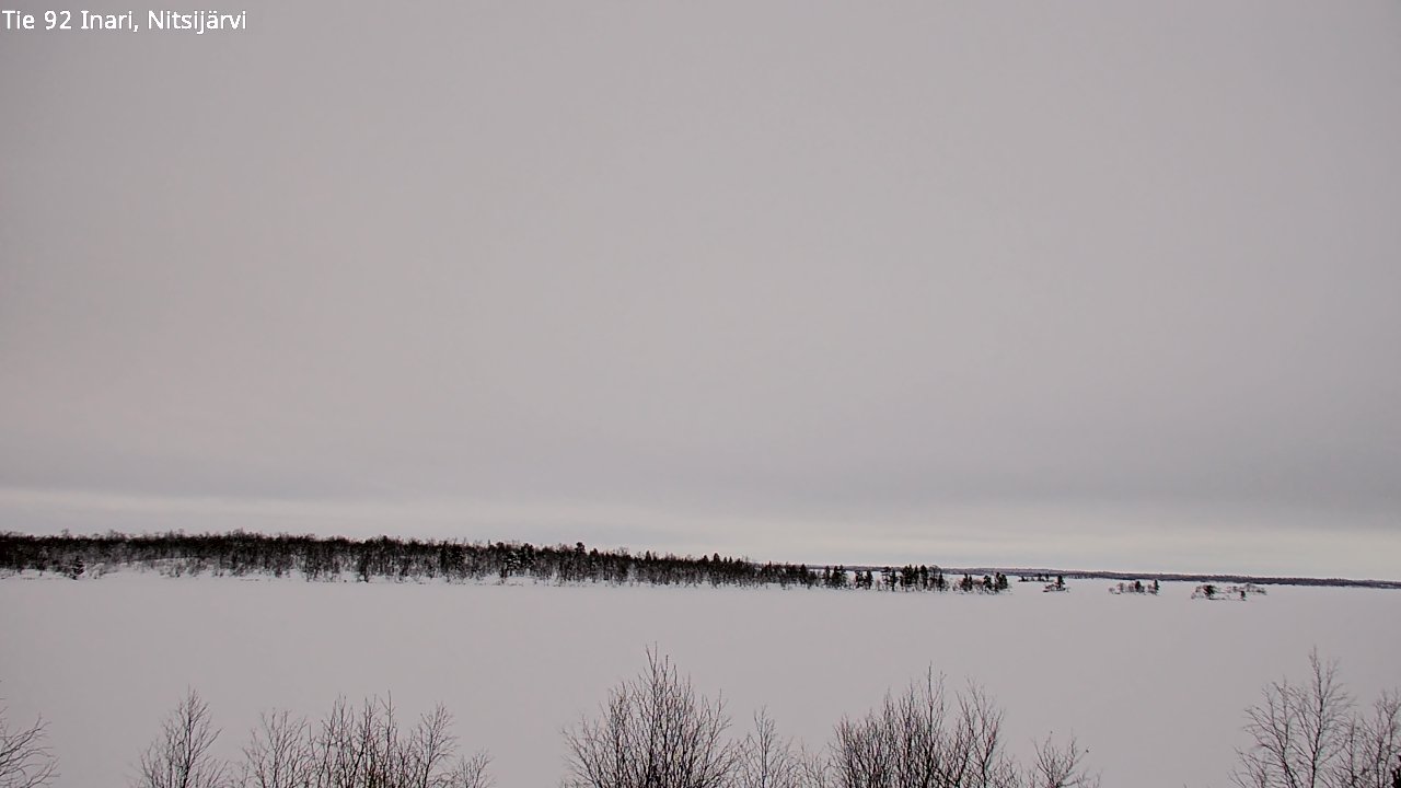 Kelikamerat Kuva Tie 92 Inari, Nitsijärvi, Inari, Lappi