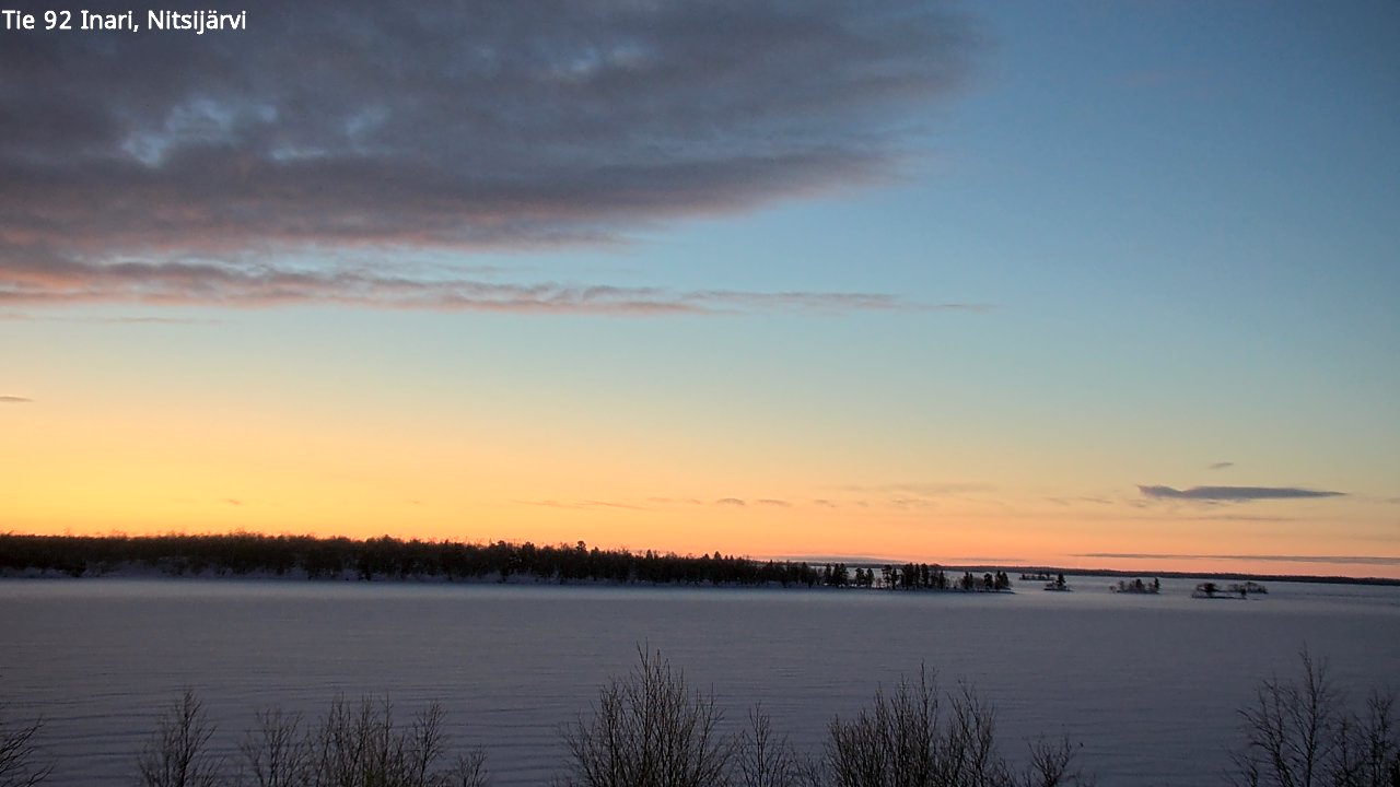 Weather Camera Image Road 92 Inari, Nitsijärvi, Inari, Lappi