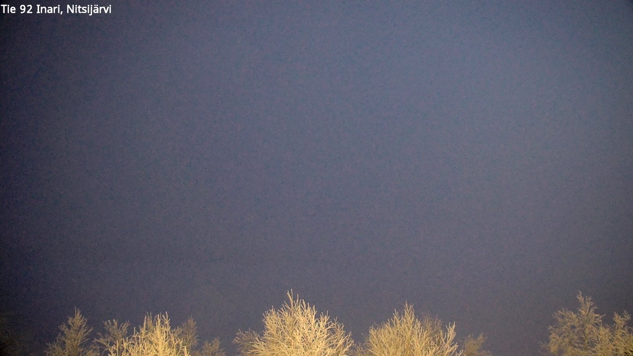 Kelikamerat Kuva Tie 92 Inari, Nitsijärvi, Inari, Lappi