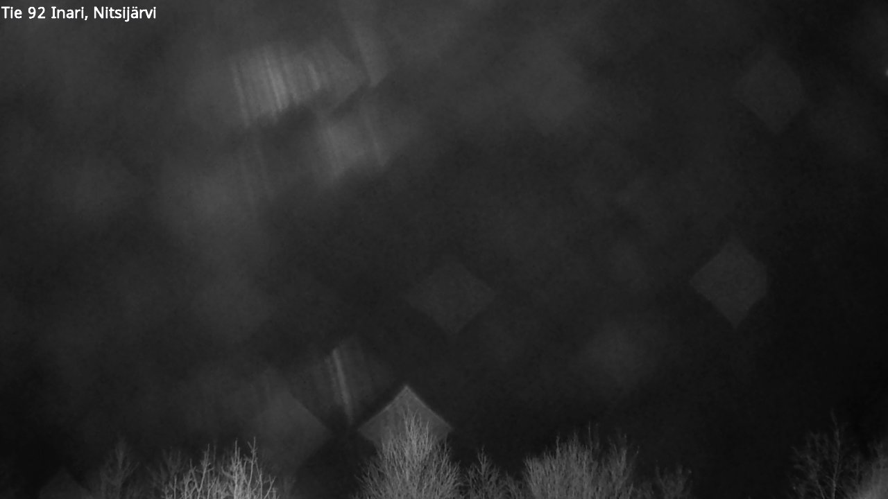 Weather Camera Image Väg 92 Enare, Nitsijärvi, Inari, Lappi