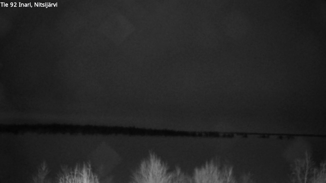 Kelikamerat Kuva Tie 92 Inari, Nitsijärvi, Inari, Lappi