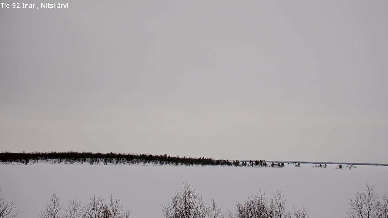 Kelikamerat Kuva Tie 92 Inari, Nitsijärvi, Inari, Lappi