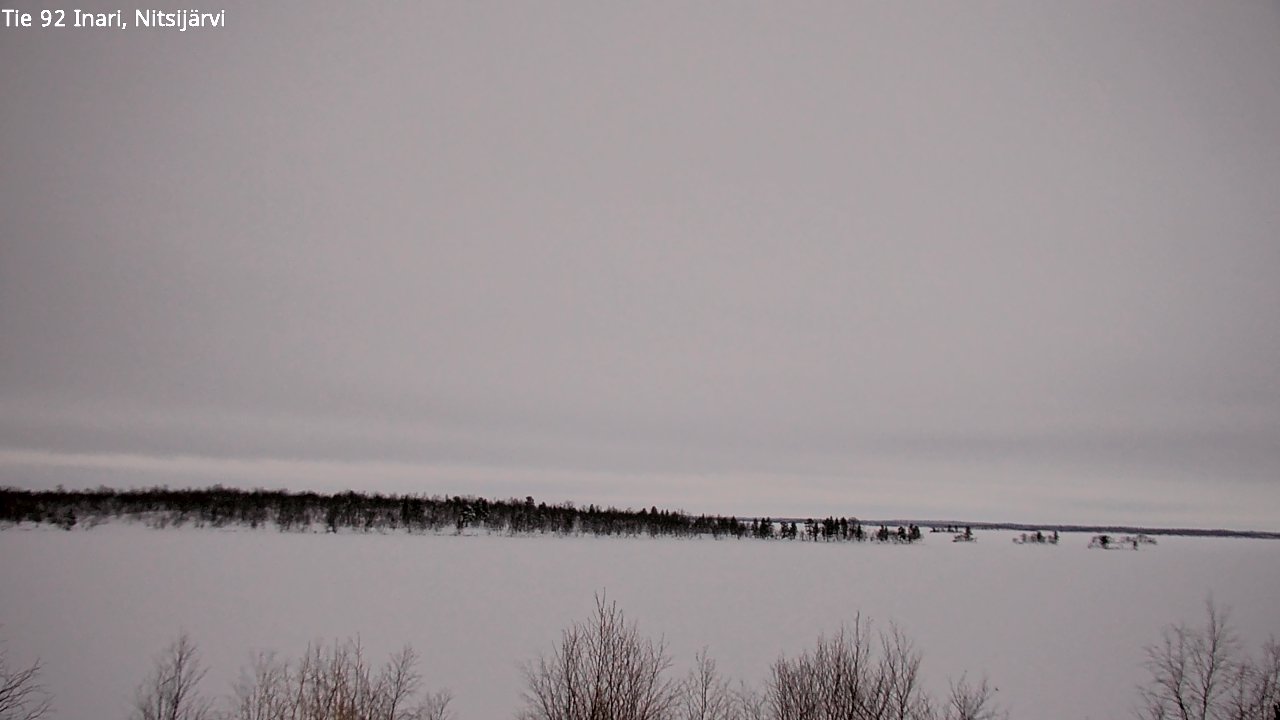 Kelikamerat Kuva Tie 92 Inari, Nitsijärvi, Inari, Lappi