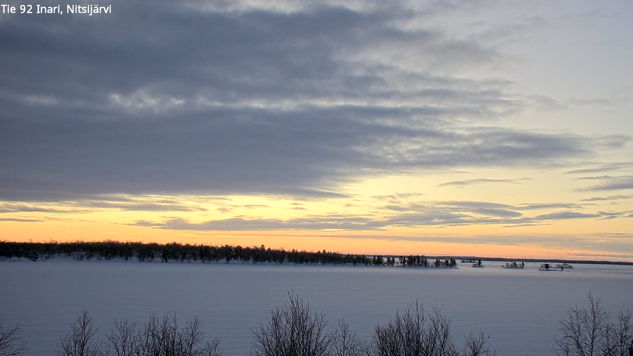 Weather Camera Image Road 92 Inari, Nitsijärvi, Inari, Lappi