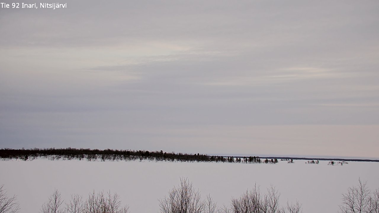 Kelikamerat Kuva Tie 92 Inari, Nitsijärvi, Inari, Lappi