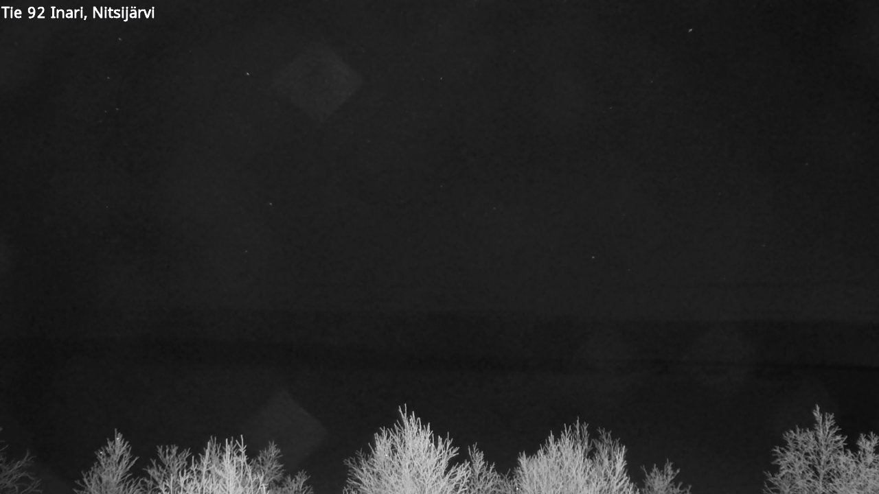 Weather Camera Image Väg 92 Enare, Nitsijärvi, Inari, Lappi