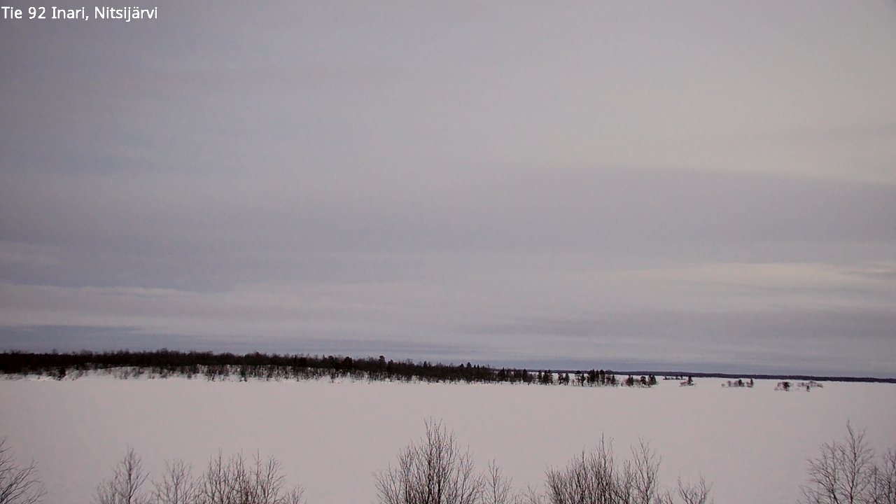 Kelikamerat Kuva Tie 92 Inari, Nitsijärvi, Inari, Lappi