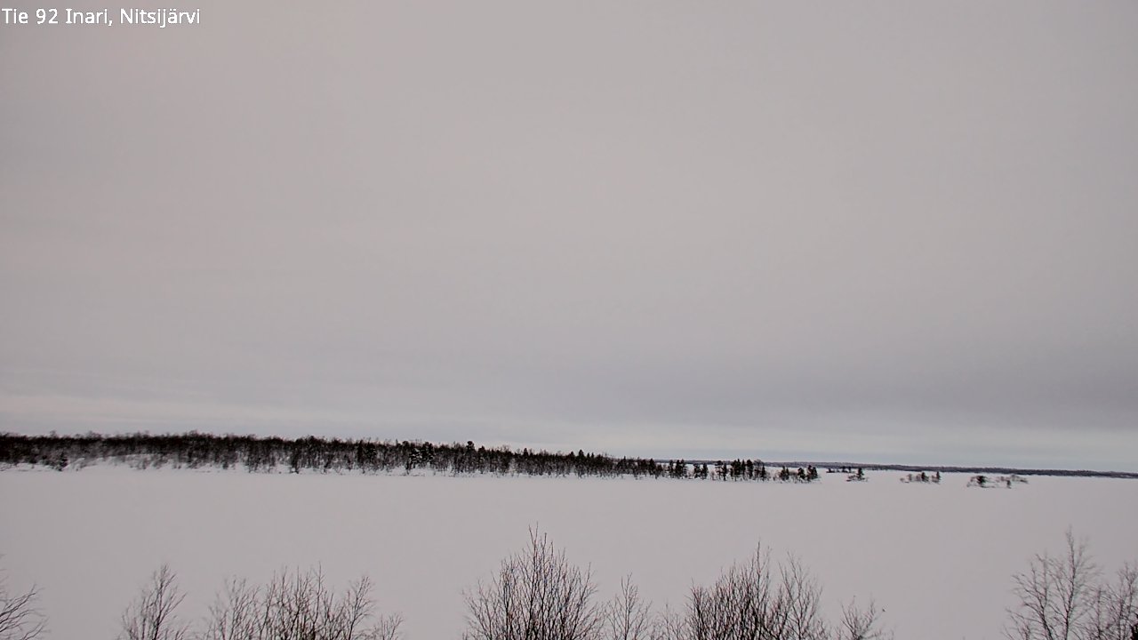 Kelikamerat Kuva Tie 92 Inari, Nitsijärvi, Inari, Lappi