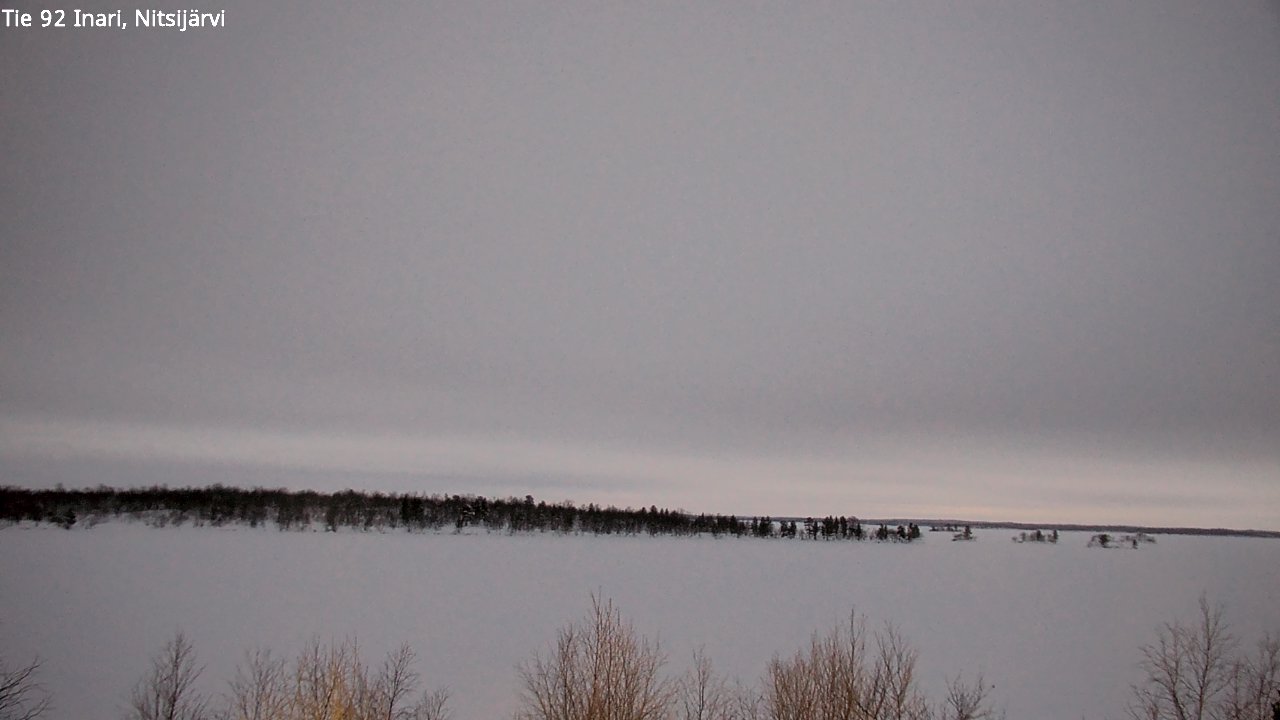 Kelikamerat Kuva Tie 92 Inari, Nitsijärvi, Inari, Lappi