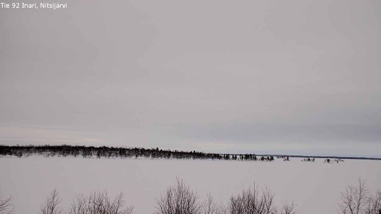 Kelikamerat Kuva Tie 92 Inari, Nitsijärvi, Inari, Lappi