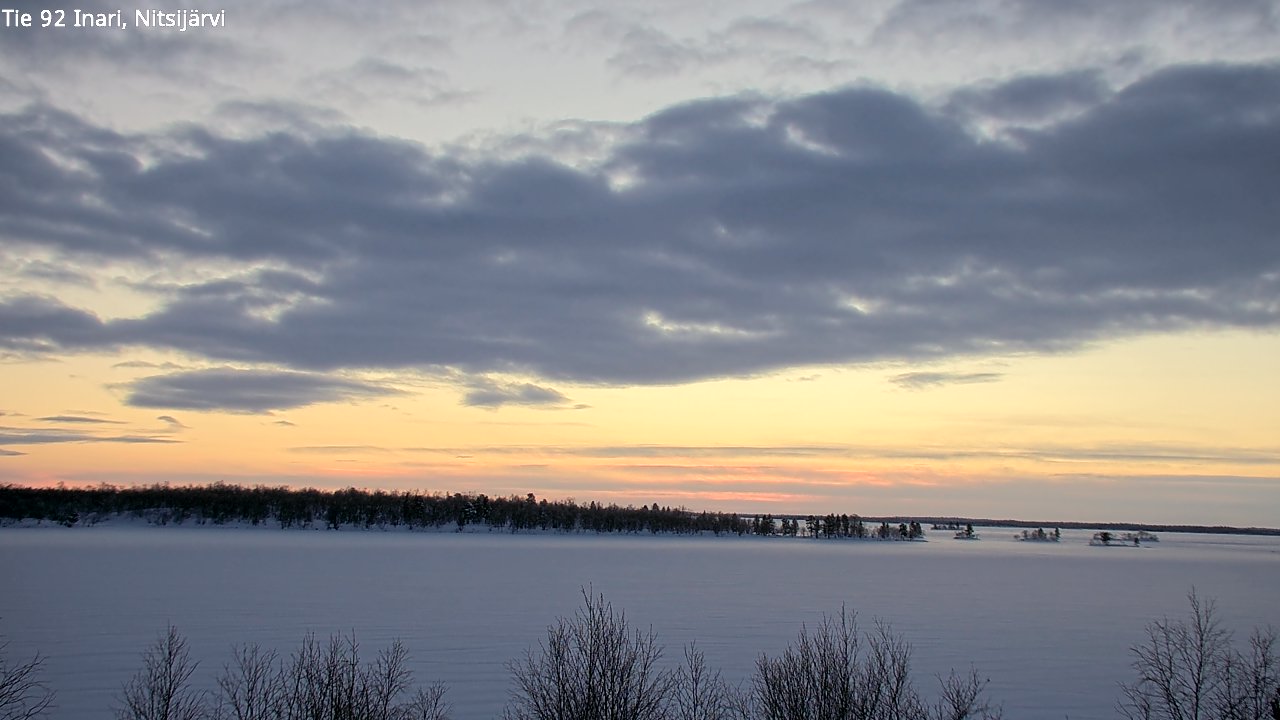 Weather Camera Image Road 92 Inari, Nitsijärvi, Inari, Lappi