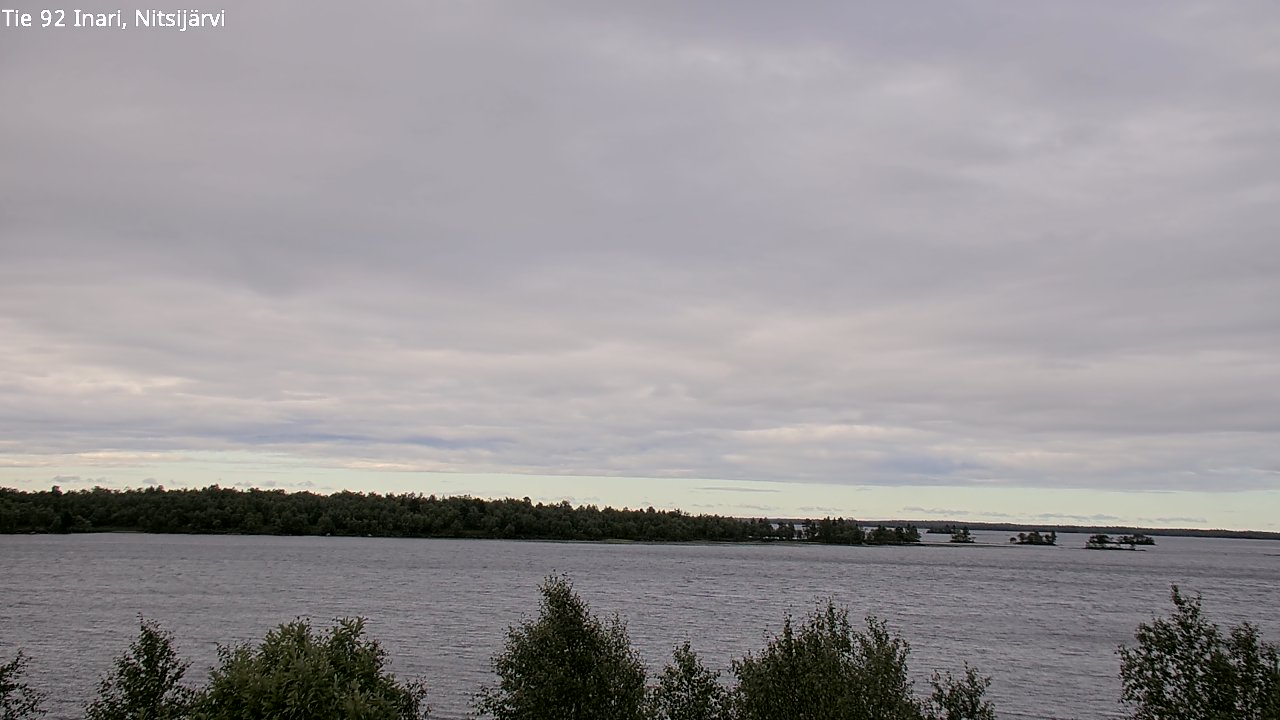 Weather Camera Image Road 92 Inari, Nitsijärvi, Inari, Lappi