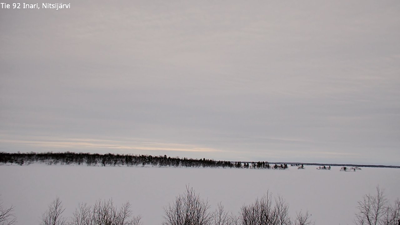 Kelikamerat Kuva Tie 92 Inari, Nitsijärvi, Inari, Lappi