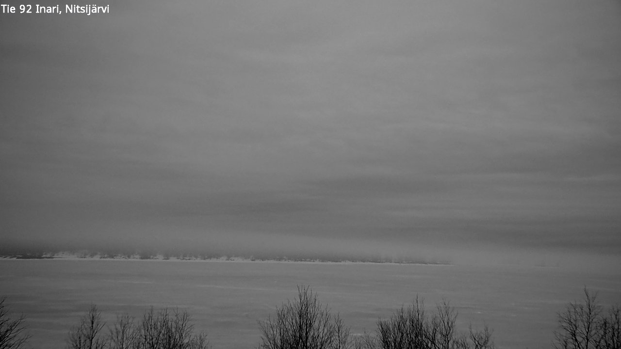 Weather Camera Image Väg 92 Enare, Nitsijärvi, Inari, Lappi