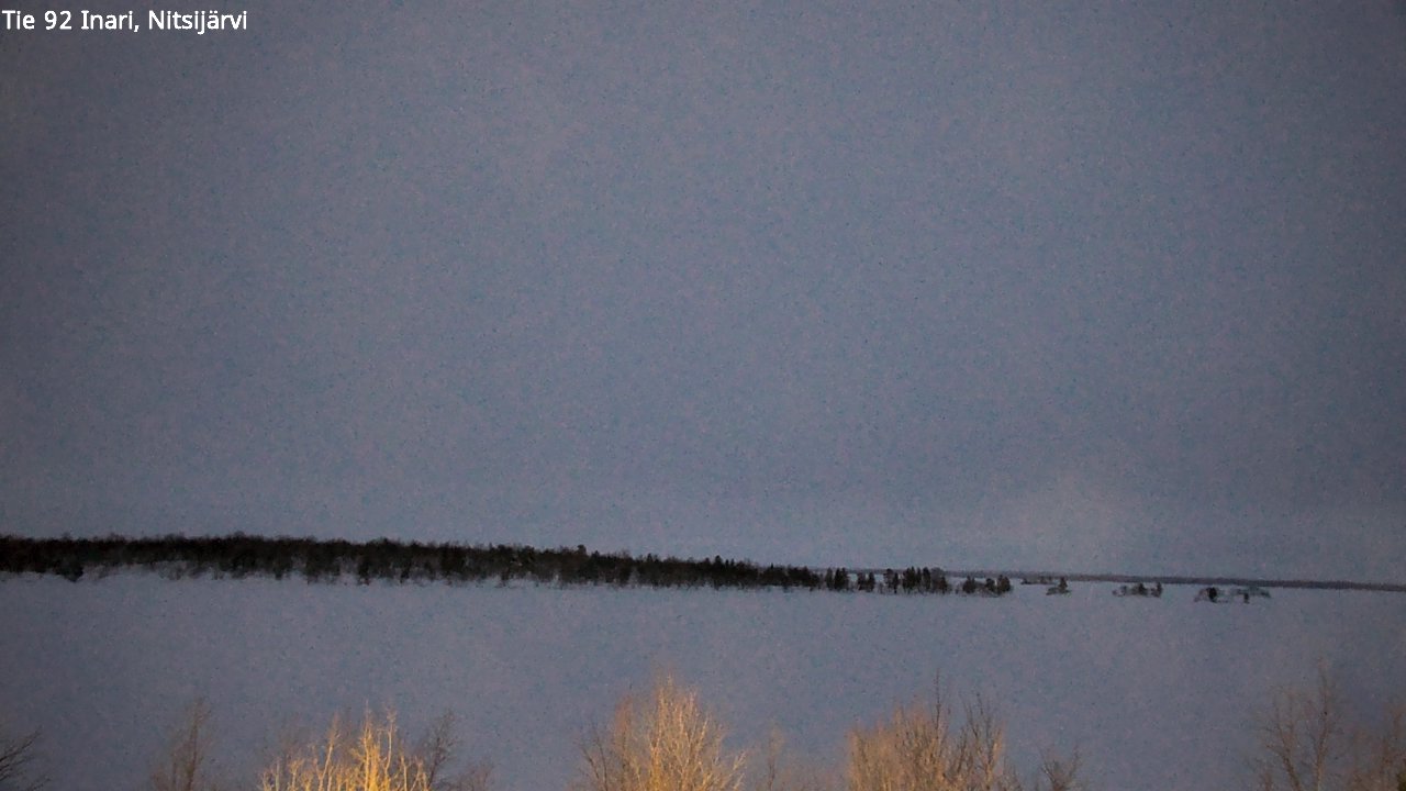 Kelikamerat Kuva Tie 92 Inari, Nitsijärvi, Inari, Lappi