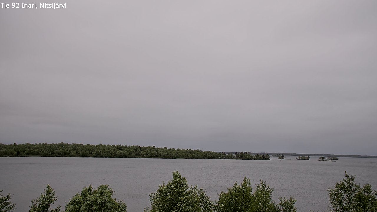 Weather Camera Image Road 92 Inari, Nitsijärvi, Inari, Lappi