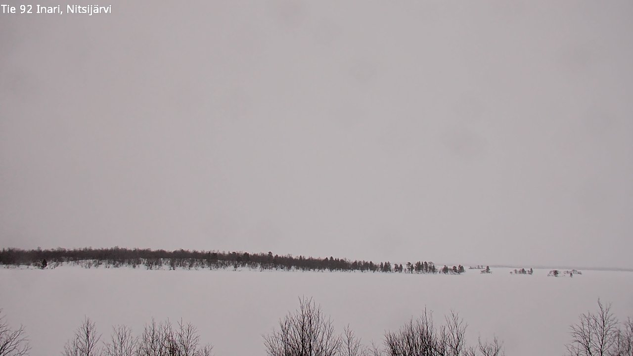 Kelikamerat Kuva Tie 92 Inari, Nitsijärvi, Inari, Lappi