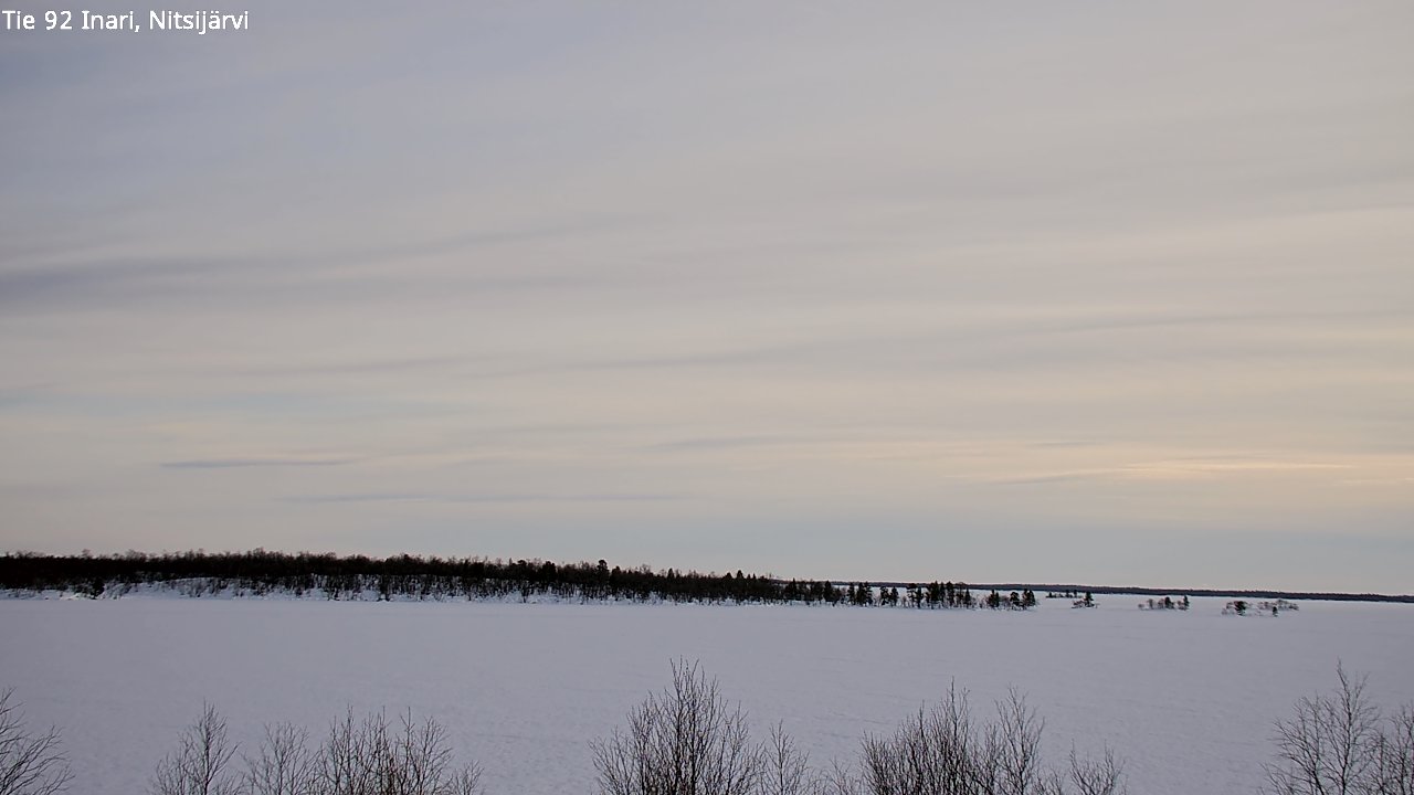 Kelikamerat Kuva Tie 92 Inari, Nitsijärvi, Inari, Lappi