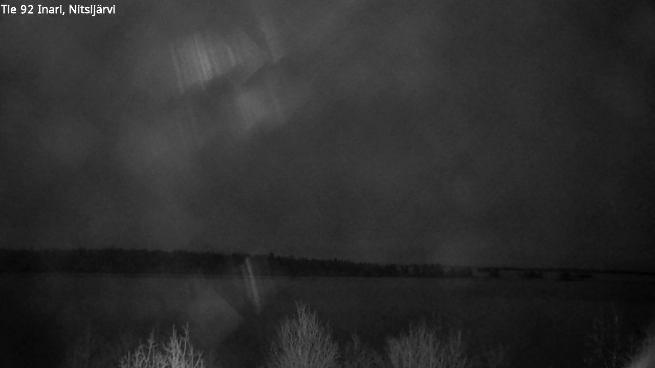 Weather Camera Image Road 92 Inari, Nitsijärvi, Inari, Lappi