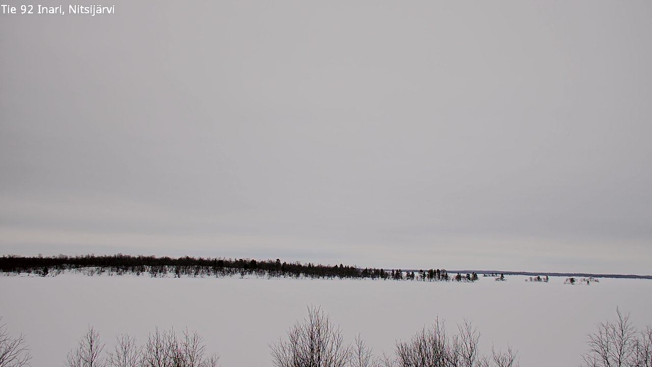 Kelikamerat Kuva Tie 92 Inari, Nitsijärvi, Inari, Lappi