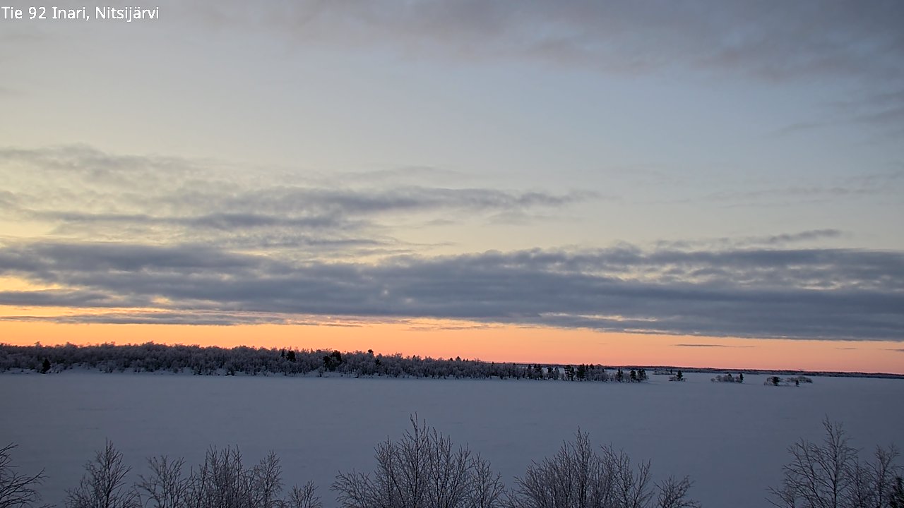 Kelikamerat Kuva Tie 92 Inari, Nitsijärvi, Inari, Lappi