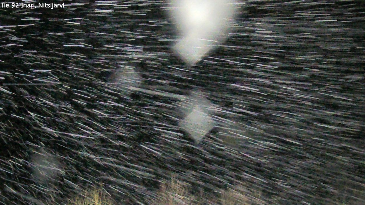 Kelikamerat Kuva Tie 92 Inari, Nitsijärvi, Inari, Lappi