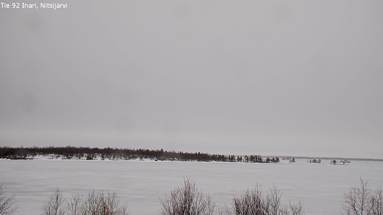 Weather Camera Image Road 92 Inari, Nitsijärvi, Inari, Lappi