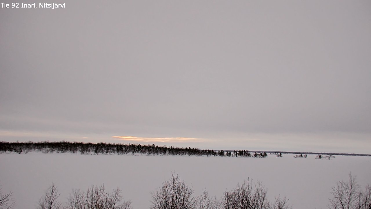 Kelikamerat Kuva Tie 92 Inari, Nitsijärvi, Inari, Lappi