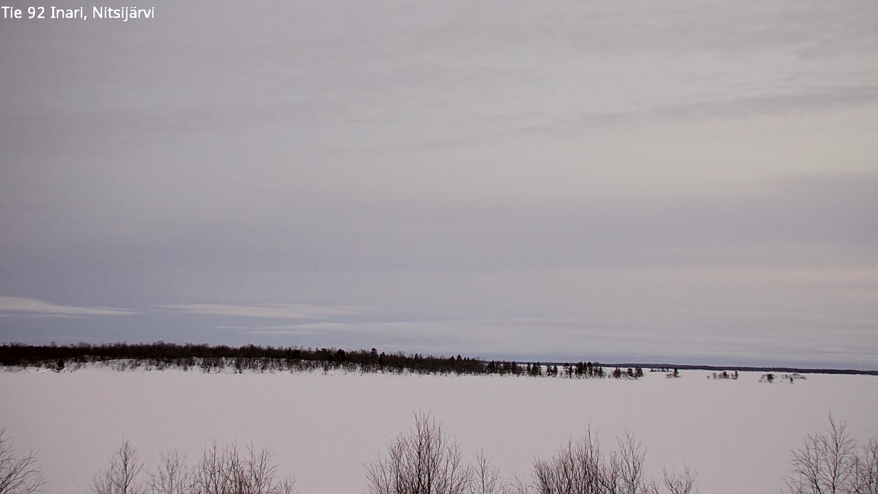 Kelikamerat Kuva Tie 92 Inari, Nitsijärvi, Inari, Lappi