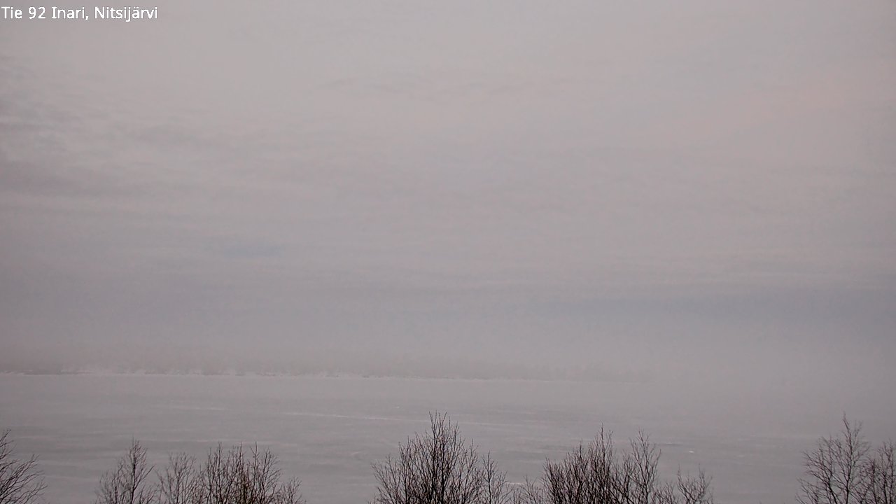 Weather Camera Image Väg 92 Enare, Nitsijärvi, Inari, Lappi
