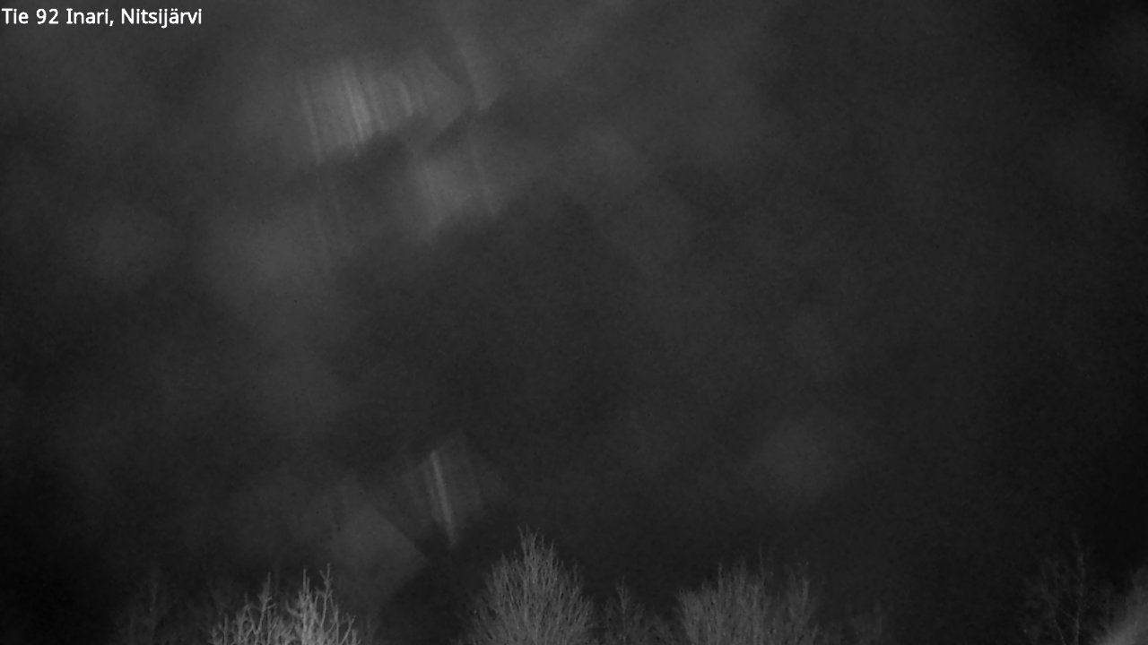 Weather Camera Image Road 92 Inari, Nitsijärvi, Inari, Lappi