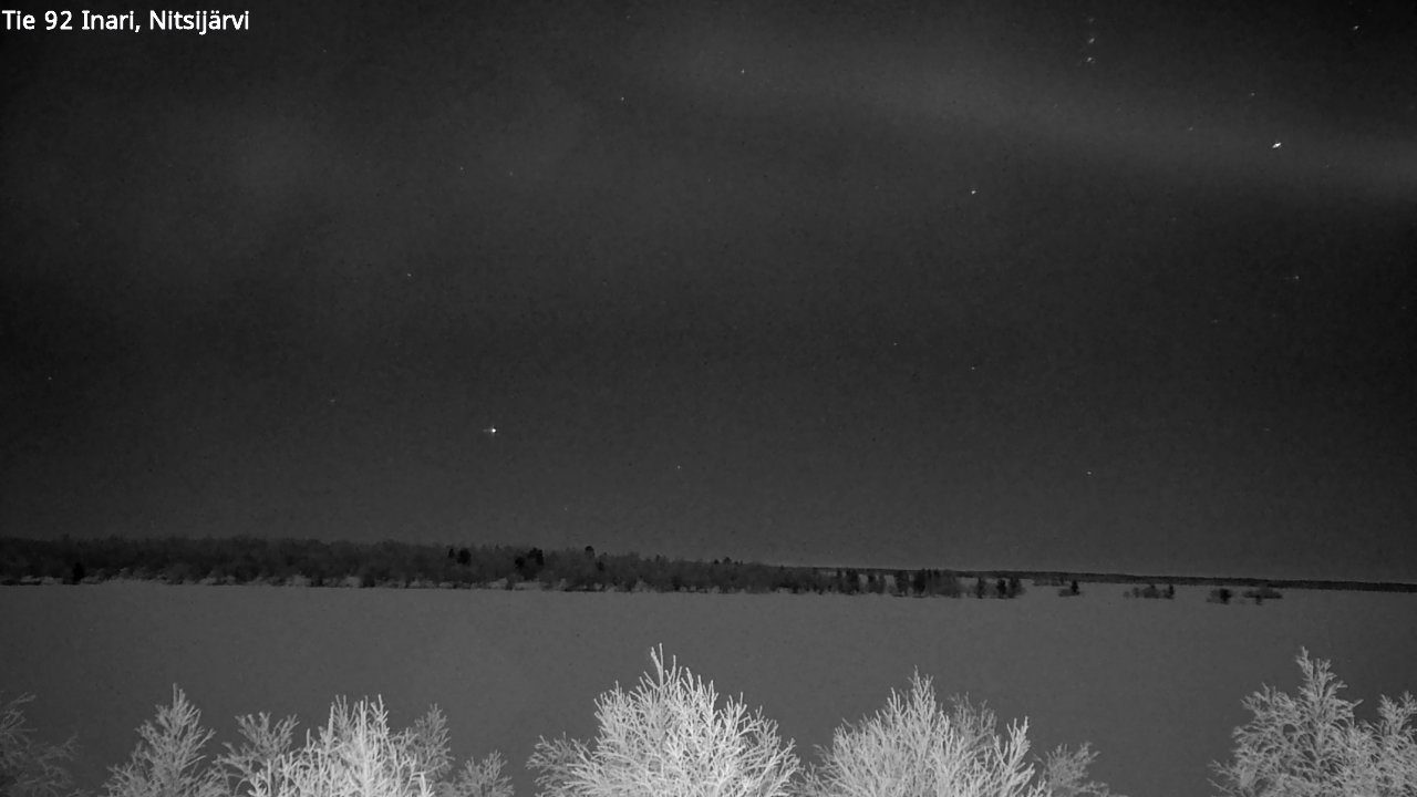 Kelikamerat Kuva Tie 92 Inari, Nitsijärvi, Inari, Lappi