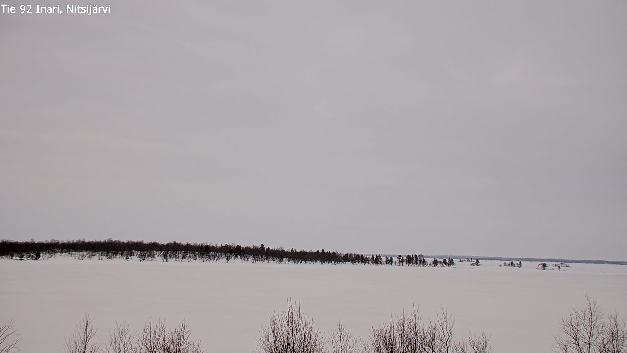 Kelikamerat Kuva Tie 92 Inari, Nitsijärvi, Inari, Lappi