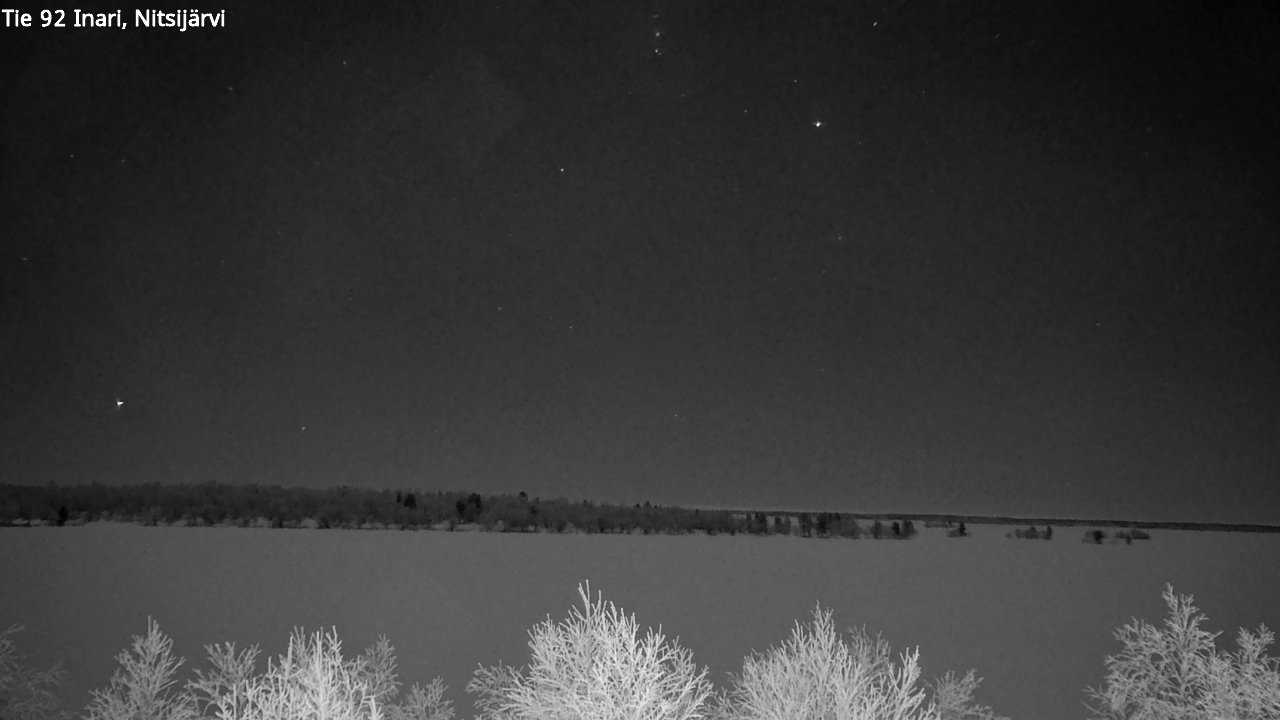 Kelikamerat Kuva Tie 92 Inari, Nitsijärvi, Inari, Lappi