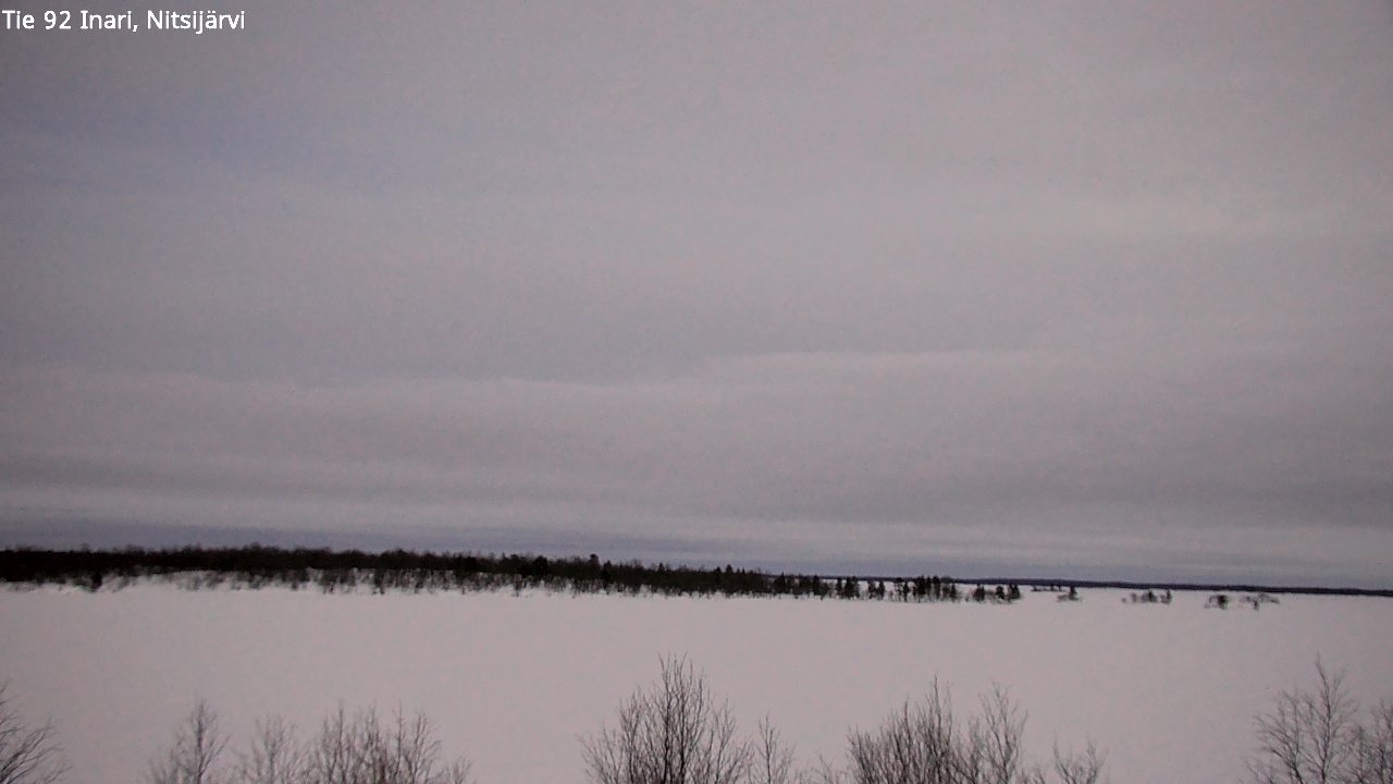 Kelikamerat Kuva Tie 92 Inari, Nitsijärvi, Inari, Lappi