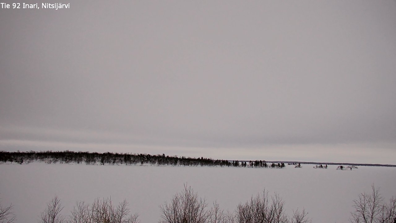 Kelikamerat Kuva Tie 92 Inari, Nitsijärvi, Inari, Lappi