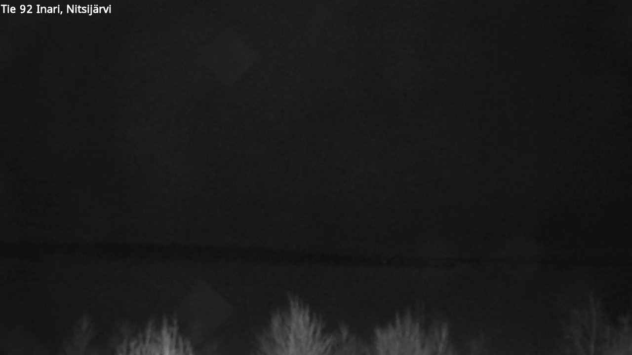 Weather Camera Image Road 92 Inari, Nitsijärvi, Inari, Lappi