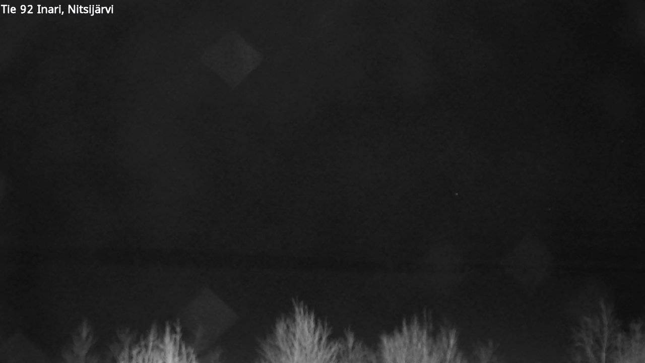 Weather Camera Image Road 92 Inari, Nitsijärvi, Inari, Lappi