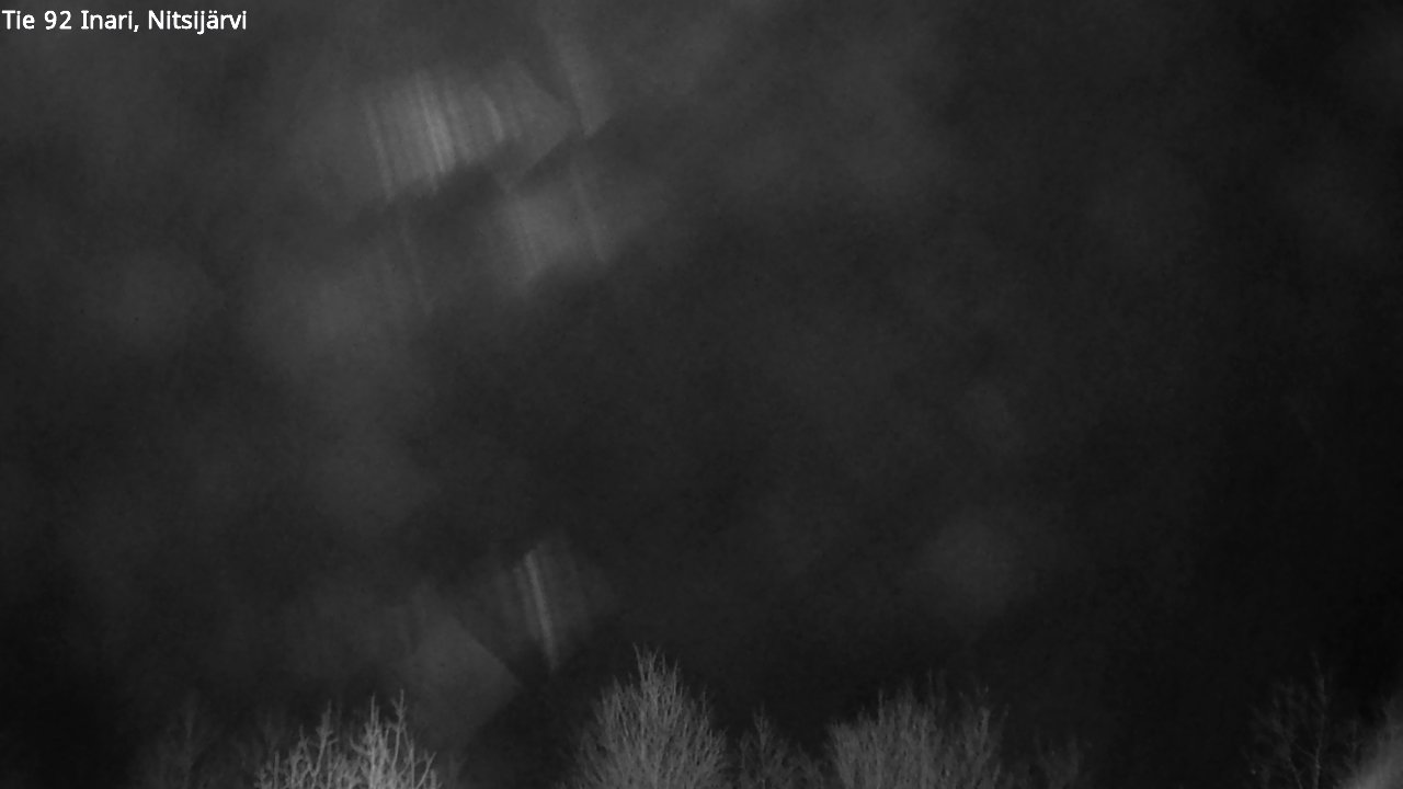 Weather Camera Image Road 92 Inari, Nitsijärvi, Inari, Lappi