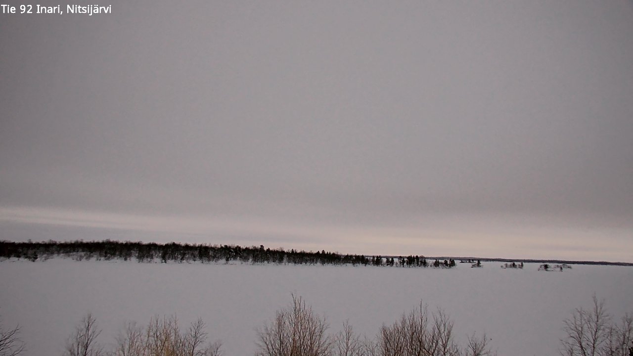 Kelikamerat Kuva Tie 92 Inari, Nitsijärvi, Inari, Lappi