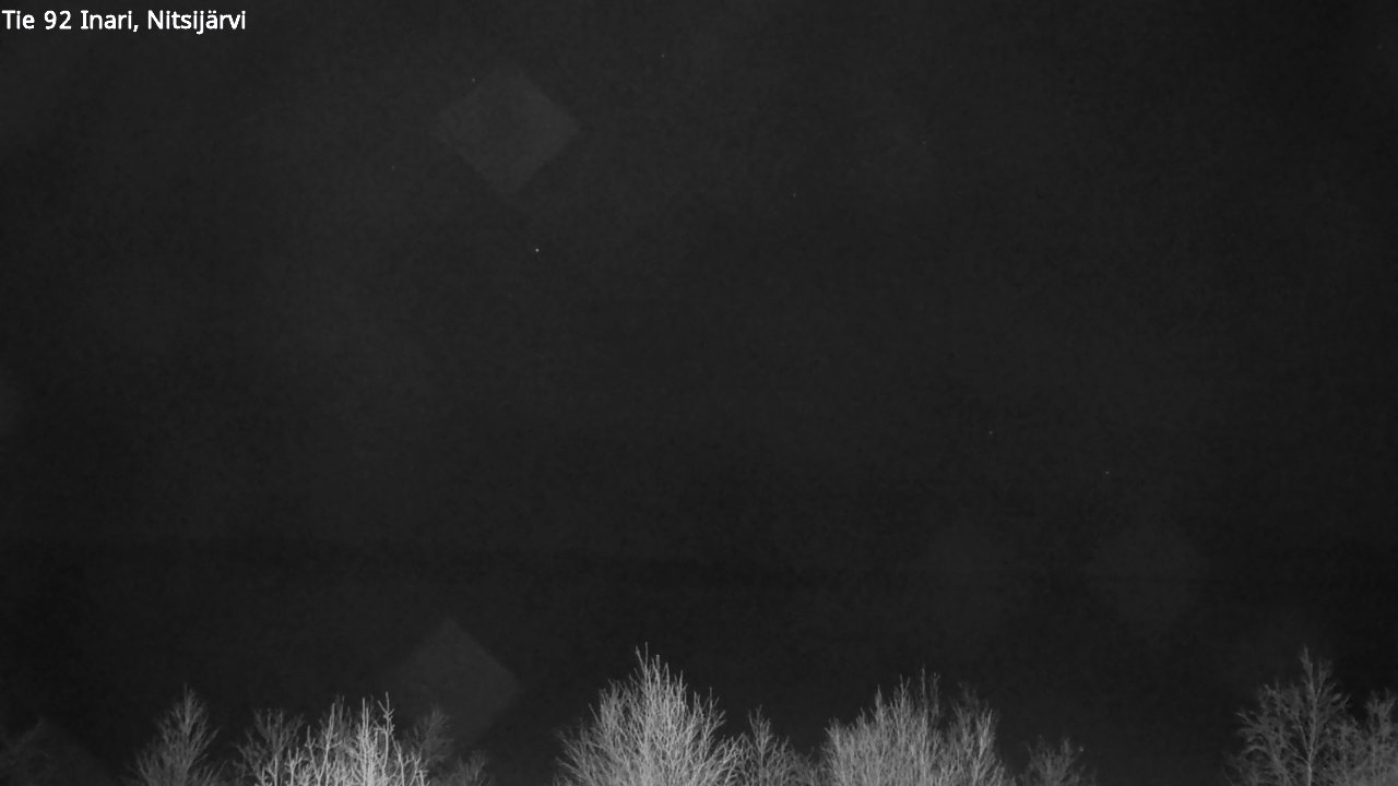 Weather Camera Image Road 92 Inari, Nitsijärvi, Inari, Lappi
