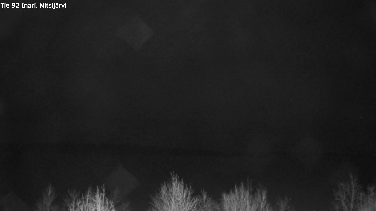 Weather Camera Image Road 92 Inari, Nitsijärvi, Inari, Lappi